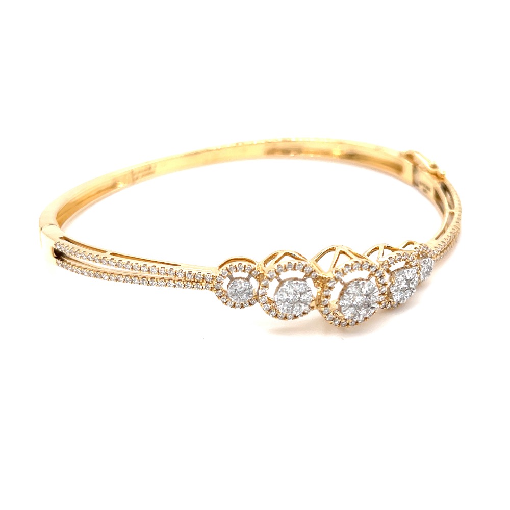Schön Diamond Bracelet with 5 Circular Motif - Image 2