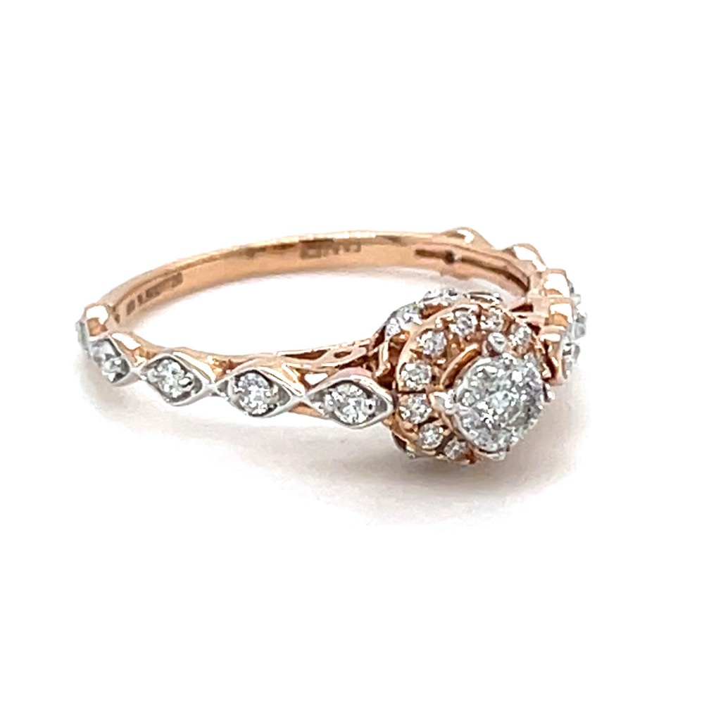 Pressure Setting Ring with Marquise Shape on Band 0LR168 - Image 3