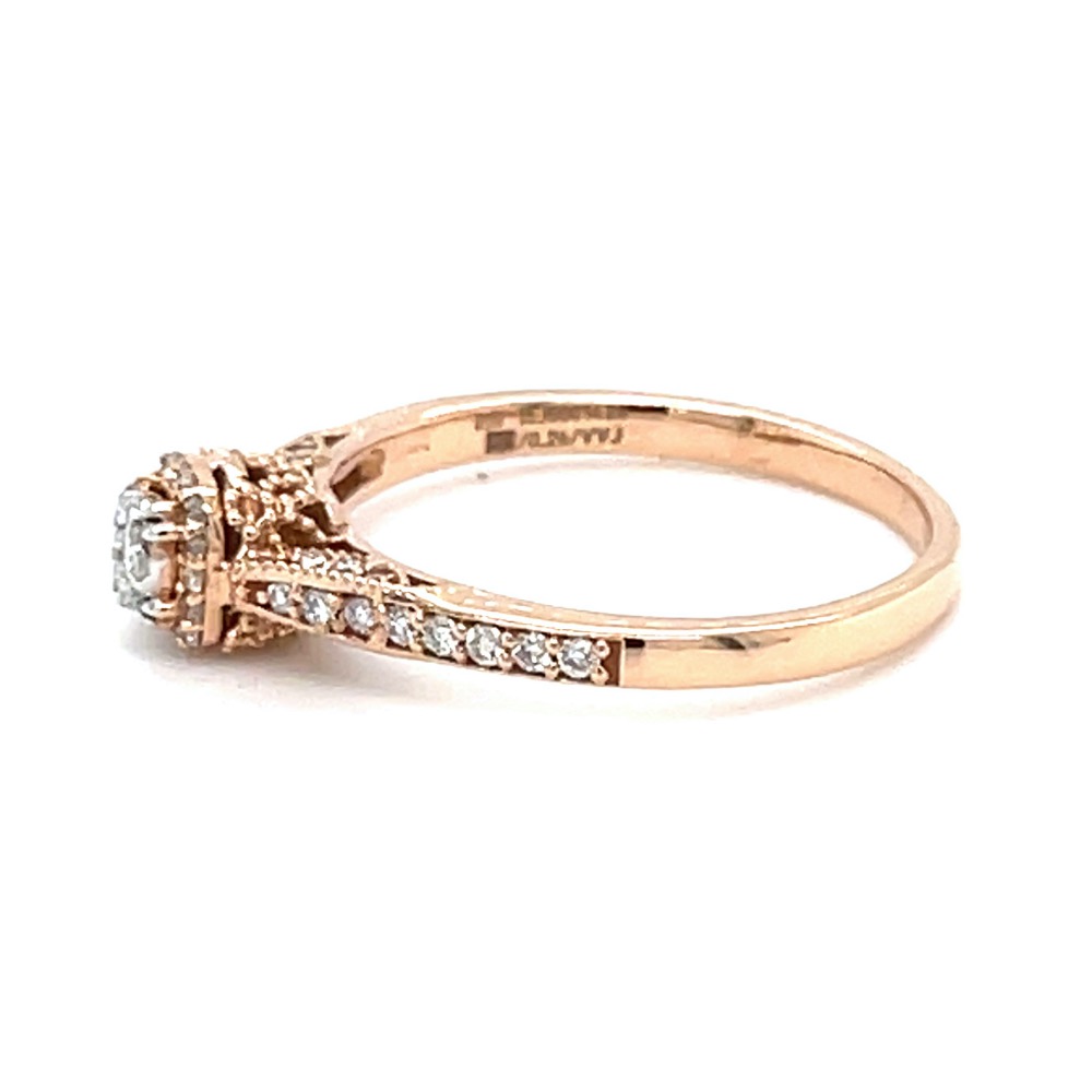 Pressure Set with Cushion Shaped Border Diamond Ring 0LR160 - Image 4