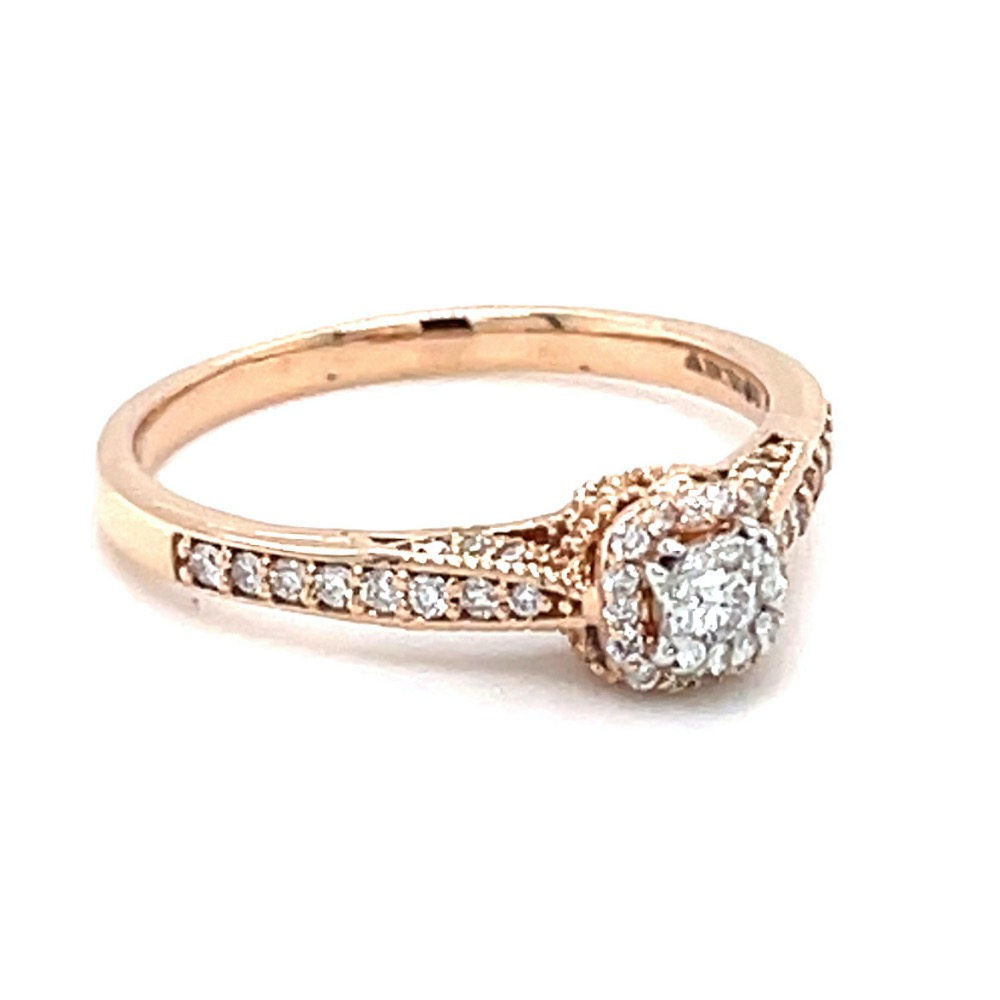 Pressure Set with Cushion Shaped Border Diamond Ring 0LR160 - Image 2