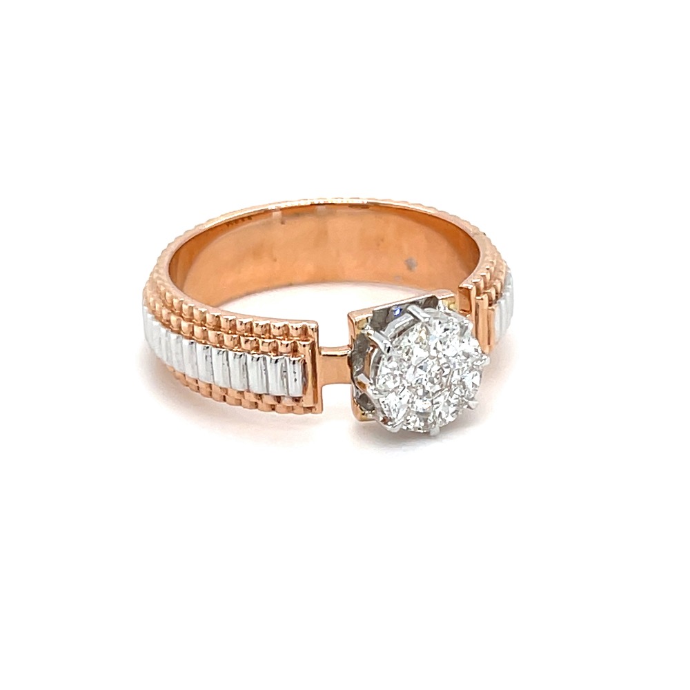 Watch Belt Design Engagement Ring for Gents - 0GR29 - Image 2