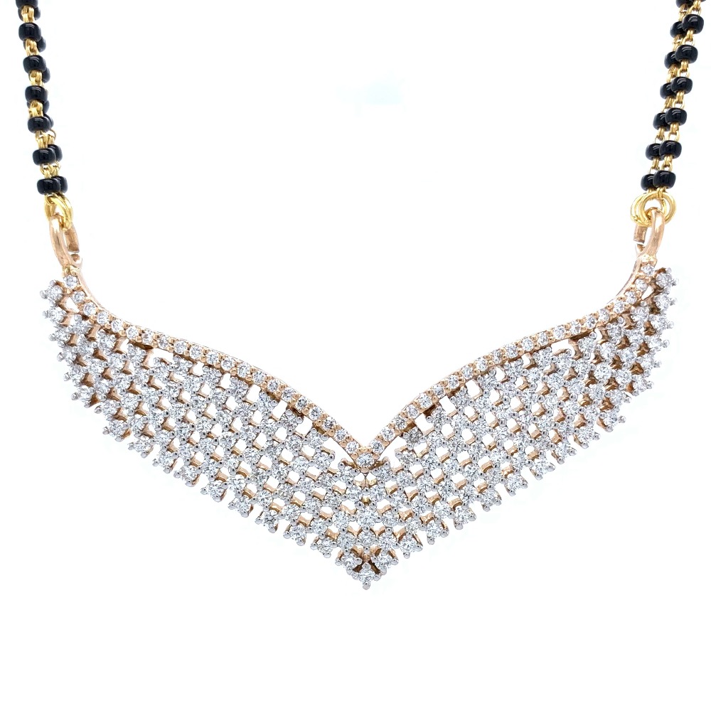 Criss Cross Diamond Tanmaniya in 18k Rose Gold - 9.930 grams - VVS EF - 2.62 carats - 8DHP34