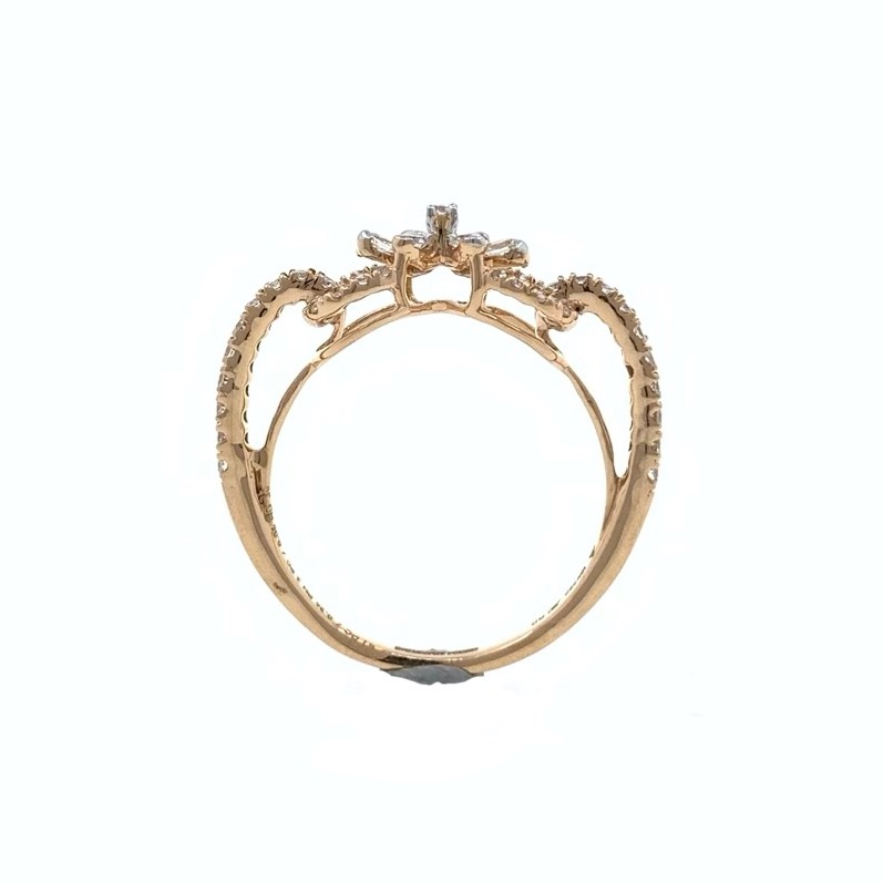 Infinity Knot Diamond Ring in 18k Rose Gold - 2.330 grams - 0.40 carats - 0LR70 - Image 5