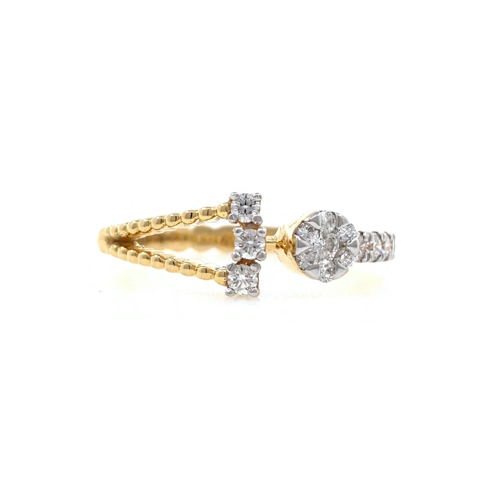 Mignonne Diamond Ring in 18k Yellow Gold - 3.770 grams - VVS EF 0.39 carats - 0LR61 - Image 3