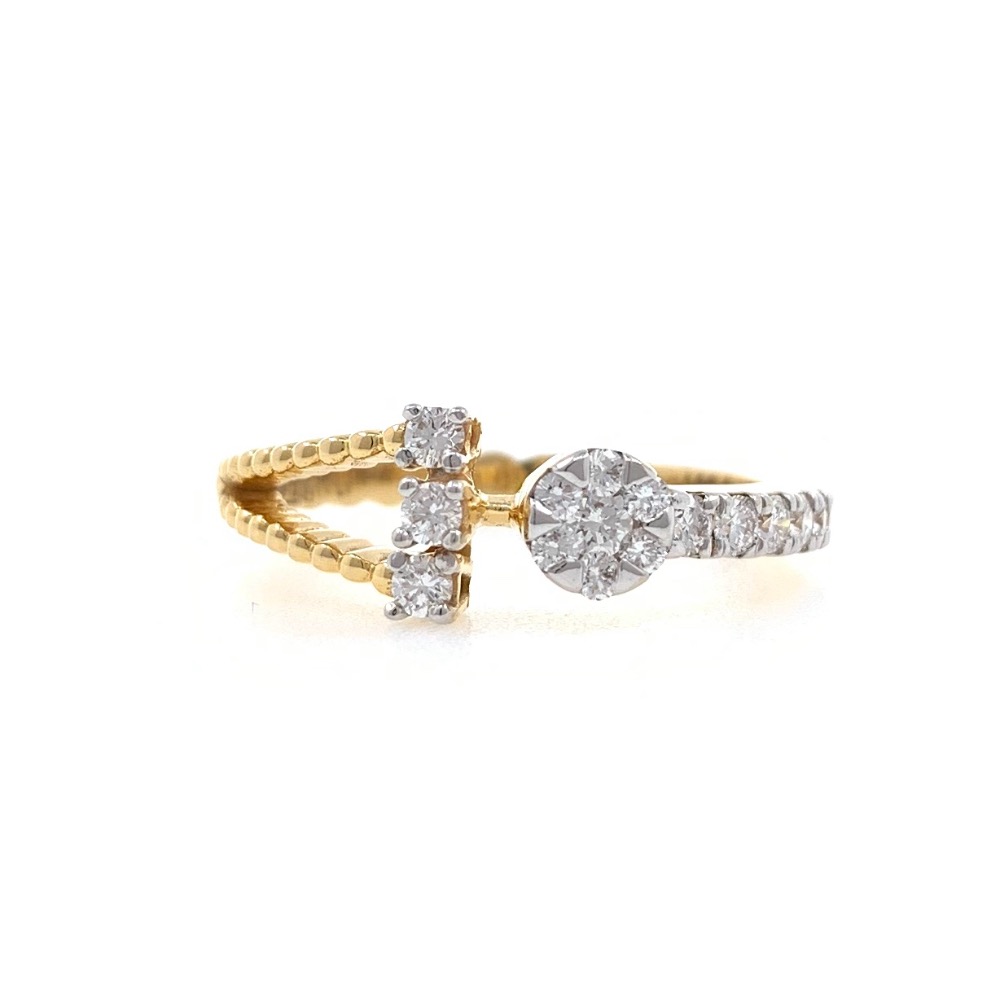 Mignonne Diamond Ring in 18k Yellow Gold - 3.770 grams - VVS EF 0.39 carats - 0LR61 - Image 2
