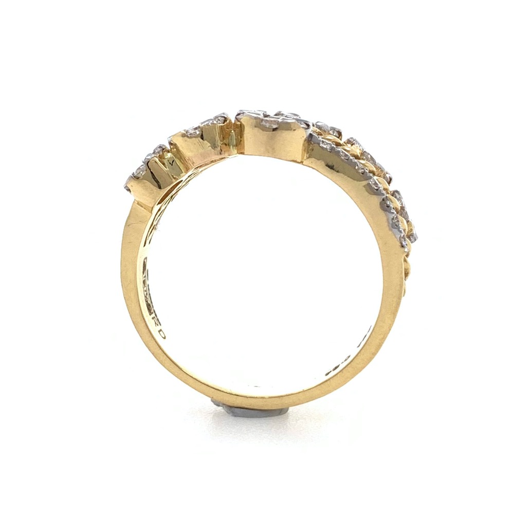 Bonum Diamond Ring with Six Pressure Setting in 18k Yellow Gold - 6.470 grams - VVS EF - 0.84 carats - 0LR58 - Image 5