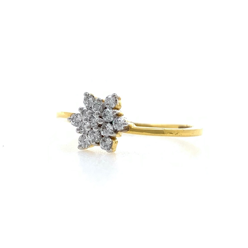 Thirteen Diamond Star Ring in 18k Yellow Gold - VVS EF - 25 cents - 2.010 grams - 0LR54 - Image 4