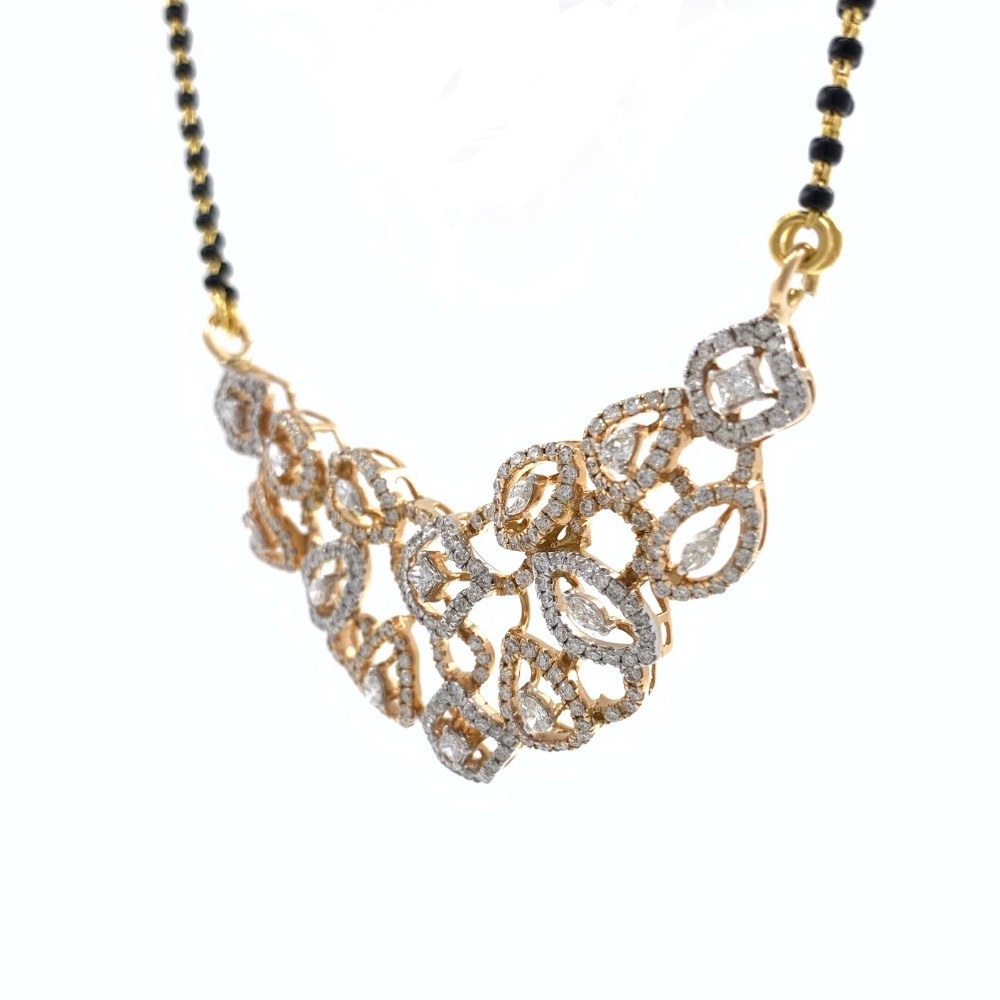 Puiku tanmaniya with fancy shaped diamonds in 18k rose gold - 2.58 cts - 8dhp20 - Image 4