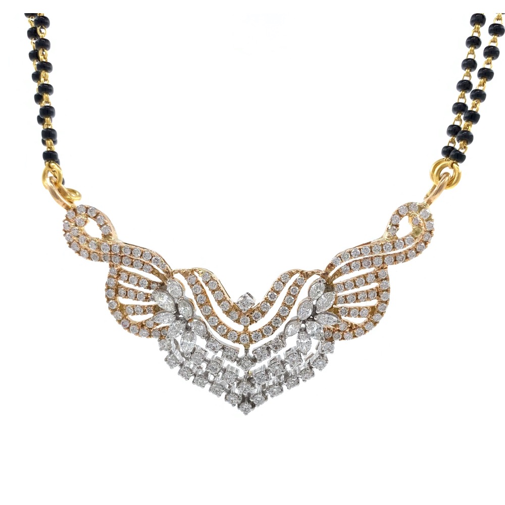 Frumoasa diamond Tanmaniya with marquise diamonds in 18k rose gold 1.75 carats 7dhp65