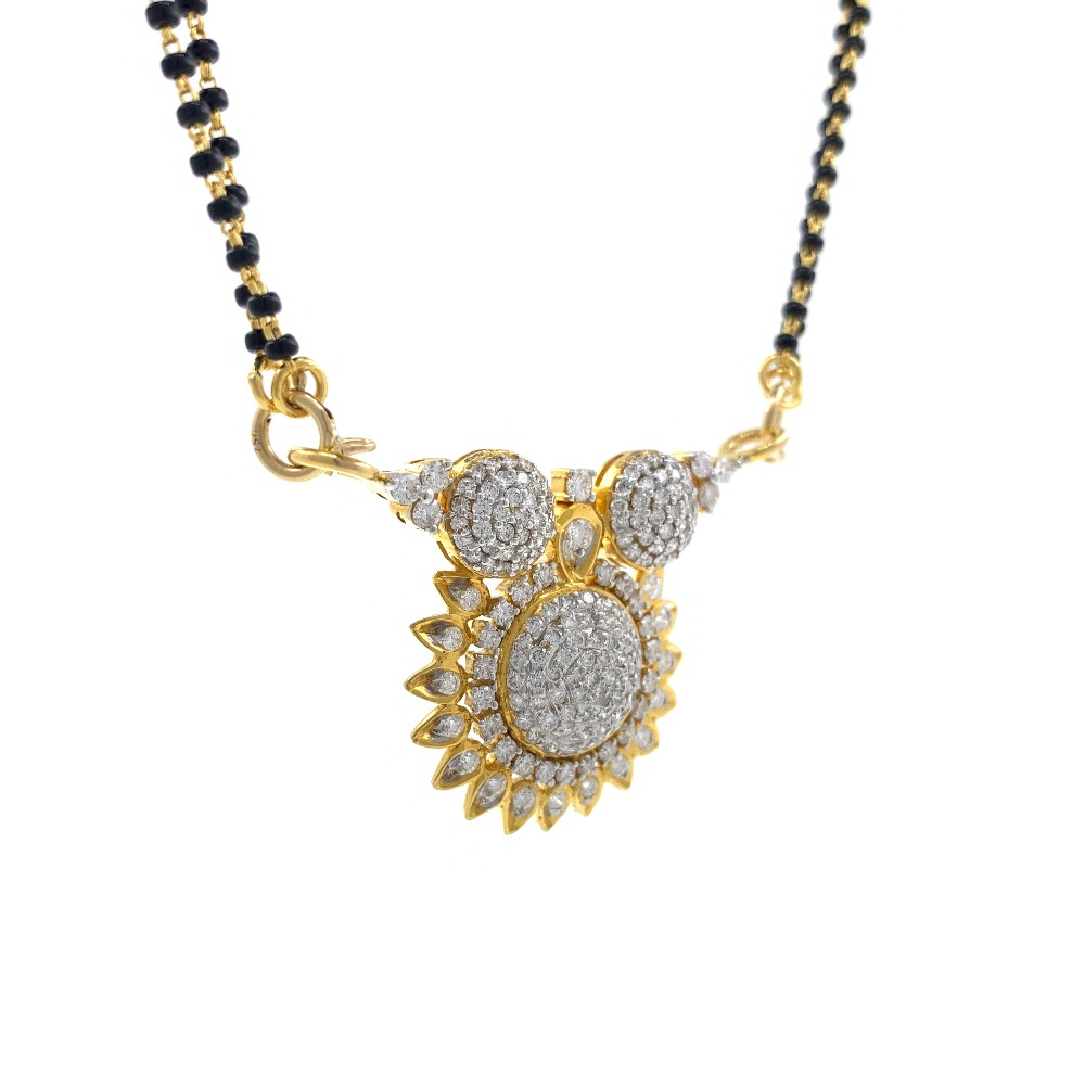 Sun Design Traditional Vatimani Diamond Pendant 1.99 carats 7DHP39 - Image 4