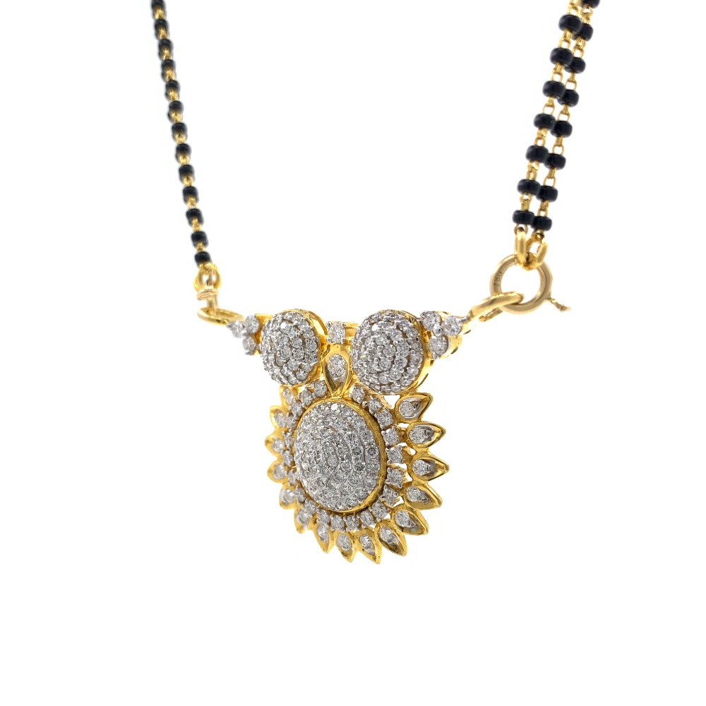 Sun Design Traditional Vatimani Diamond Pendant 1.99 carats 7DHP39 - Image 3