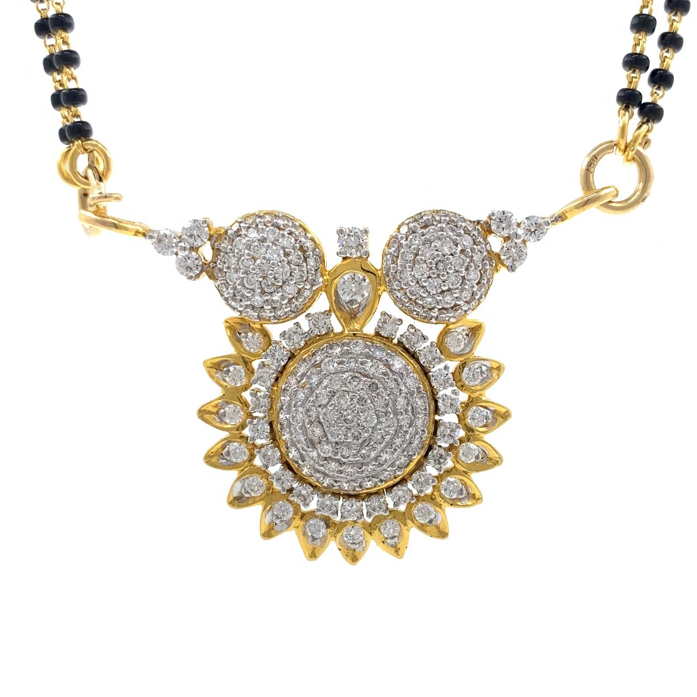Sun Design Traditional Vatimani Diamond Pendant 1.99 carats 7DHP39 - Image 2