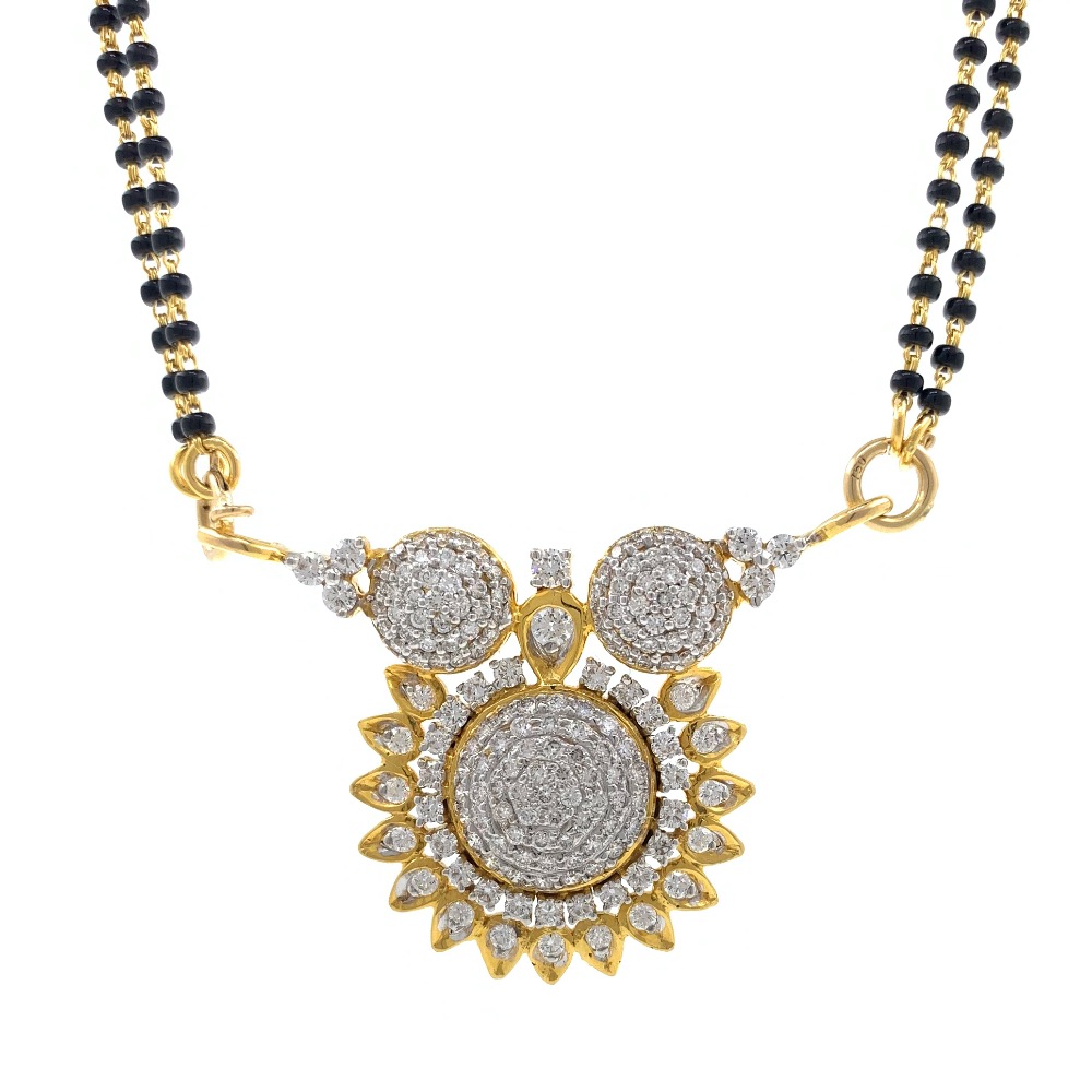 Sun Design Traditional Vatimani Diamond Pendant 1.99 carats 7DHP39