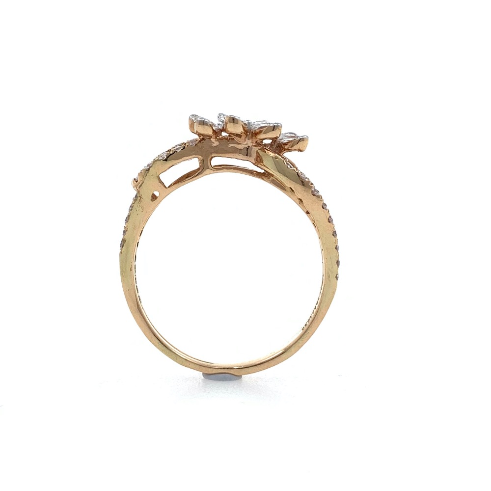 Slatko Diamond Ring in 18k Rose Gold 0LR22 - Image 5