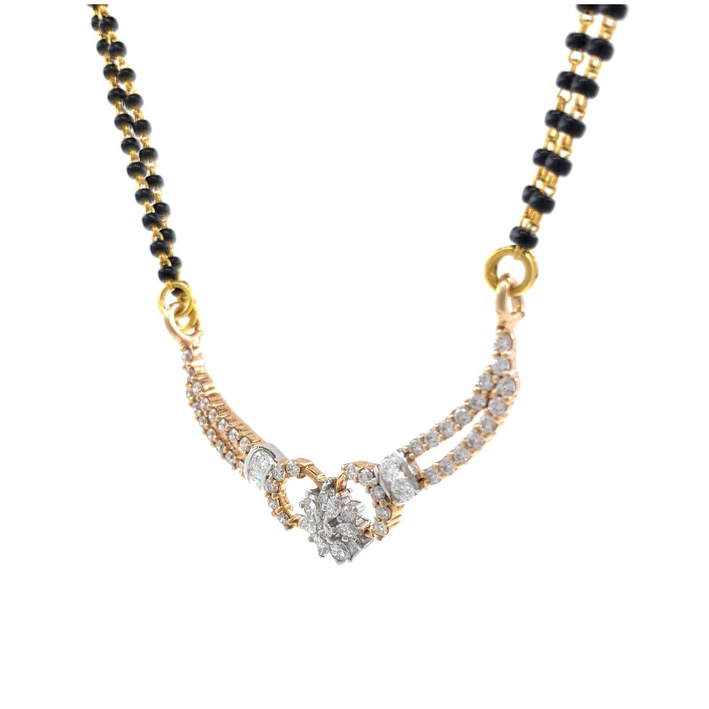 Flower diamond Tanmaniya in 18k rose Gold 6DHP107 - Image 4