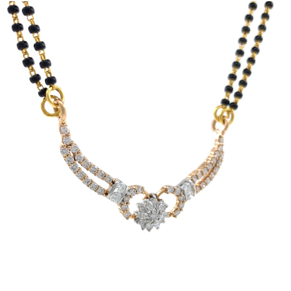 Flower diamond Tanmaniya in 18k rose Gold 6DHP107 - Image 3