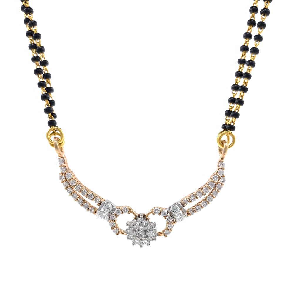 Flower diamond Tanmaniya in 18k rose Gold 6DHP107