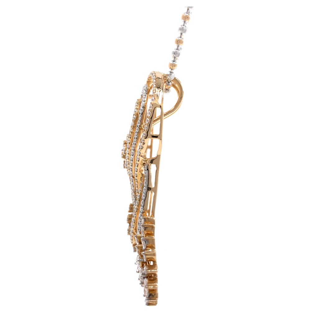 Étourdissante designer diamond pendant in 18k rose gold 9shp23 - Image 5