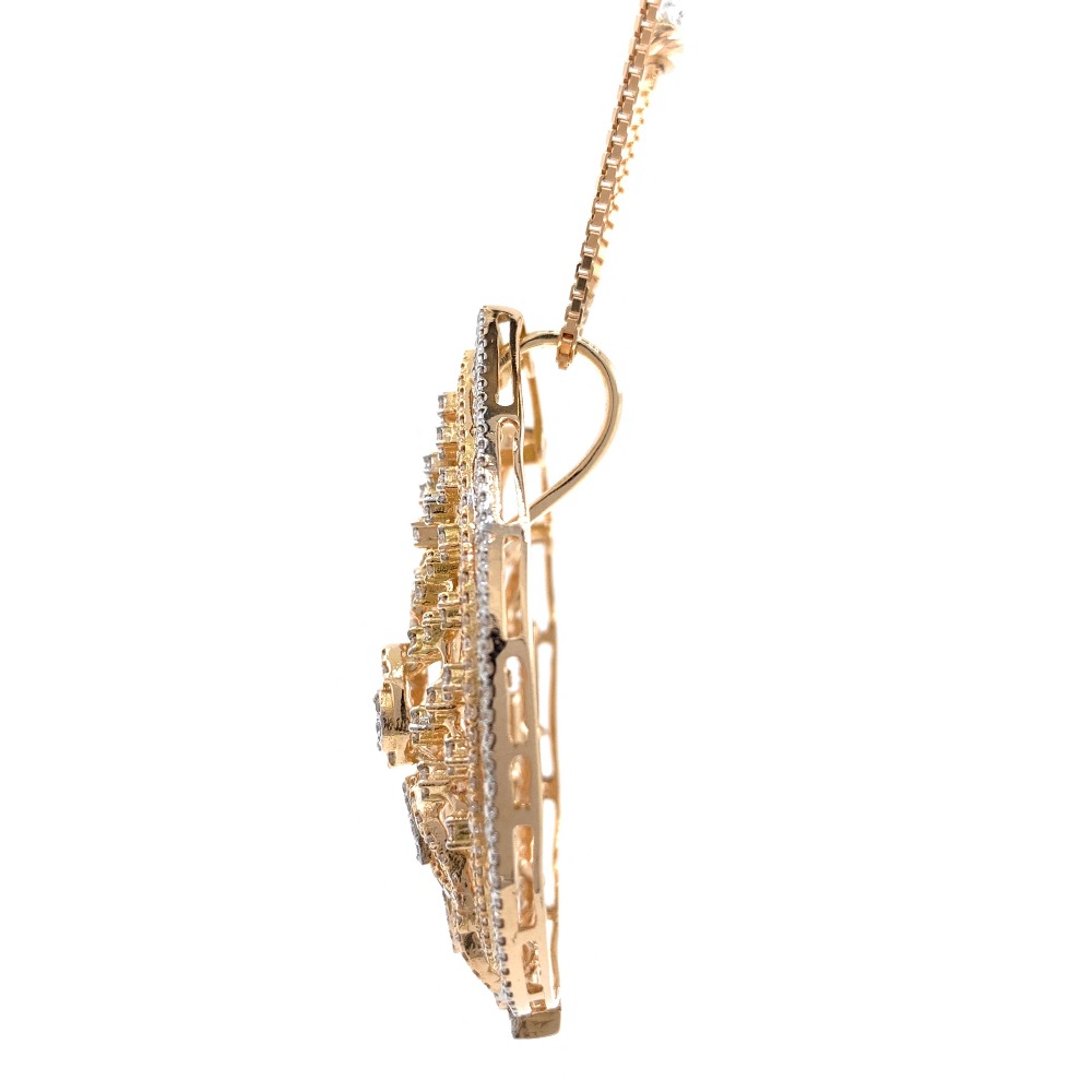 Geweldig Diamond Pendant in 18k Rose Gold 9SHP16 - Image 5