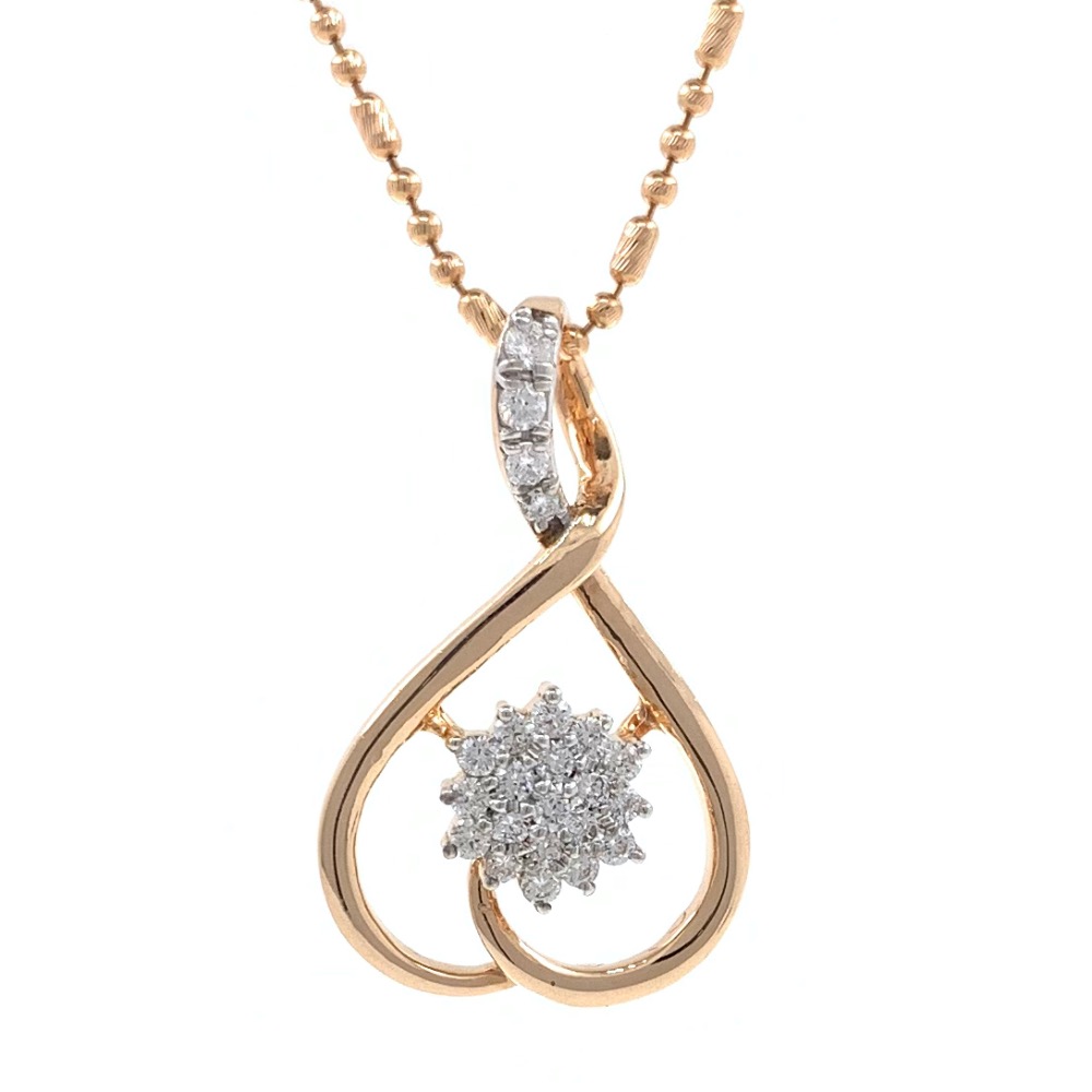 Delicada Flower Pendant ???? in 18k Rose Gold 9SHP9 - Image 5