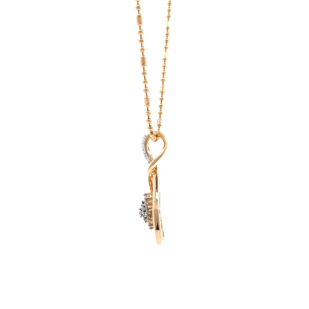 Delicada Flower Pendant ???? in 18k Rose Gold 9SHP9 - Image 4