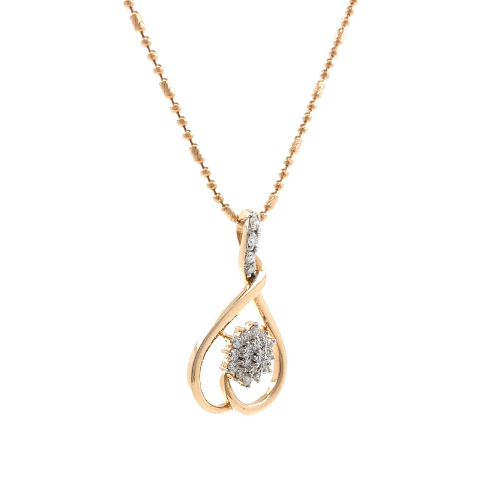 Delicada Flower Pendant ???? in 18k Rose Gold 9SHP9 - Image 3