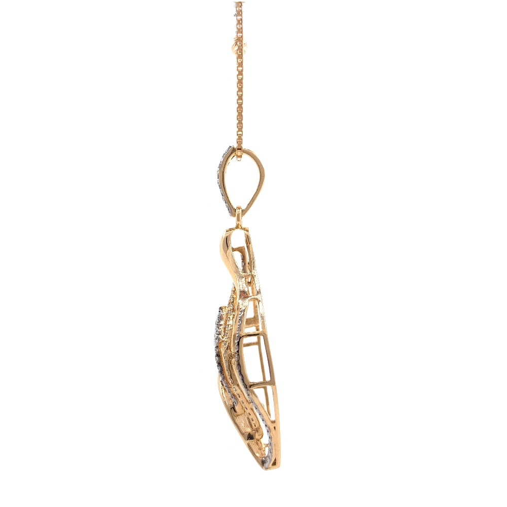 Merveilleuse Diamond Pendant in rose gold 9SHP1 - Image 5