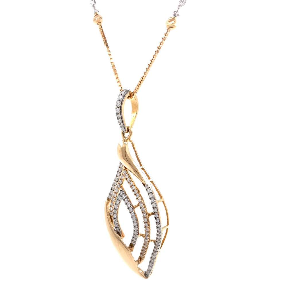 Merveilleuse Diamond Pendant in rose gold 9SHP1 - Image 4