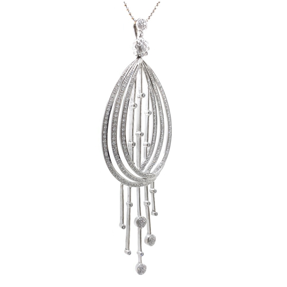 Sorprendente Diamond Pendant in White Gold 8SHP83 - Image 3