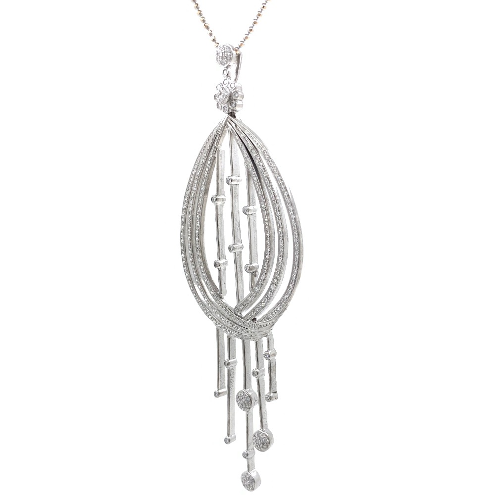 Sorprendente Diamond Pendant in White Gold 8SHP83 - Image 2