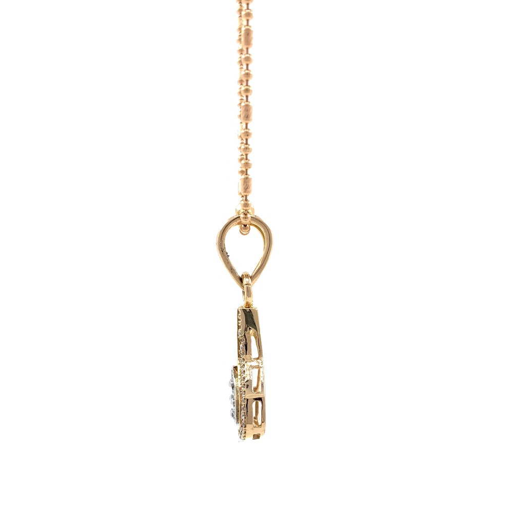 Jeune diamond pendant in rose gold 8shp62 - Image 5