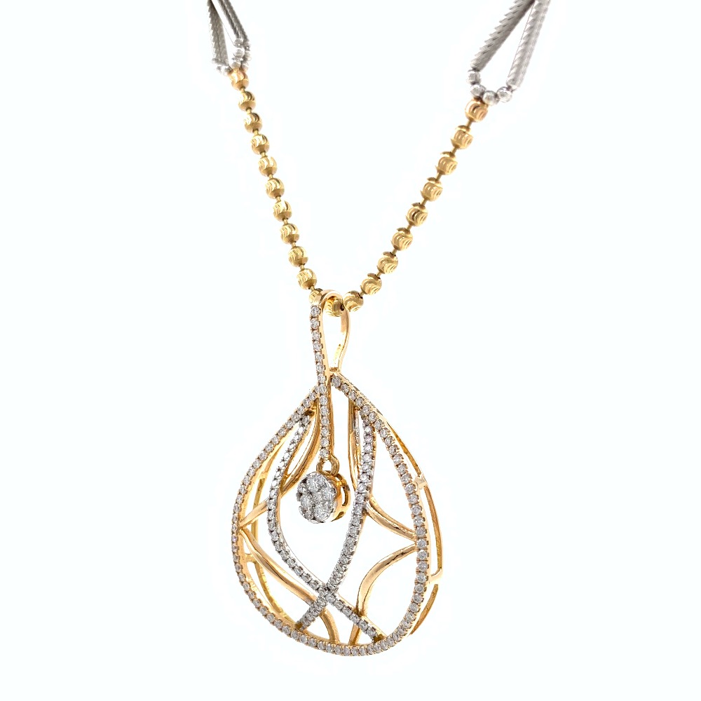 Invidebit Diamond Pendant in Rose gold 8SHP35 - Image 4