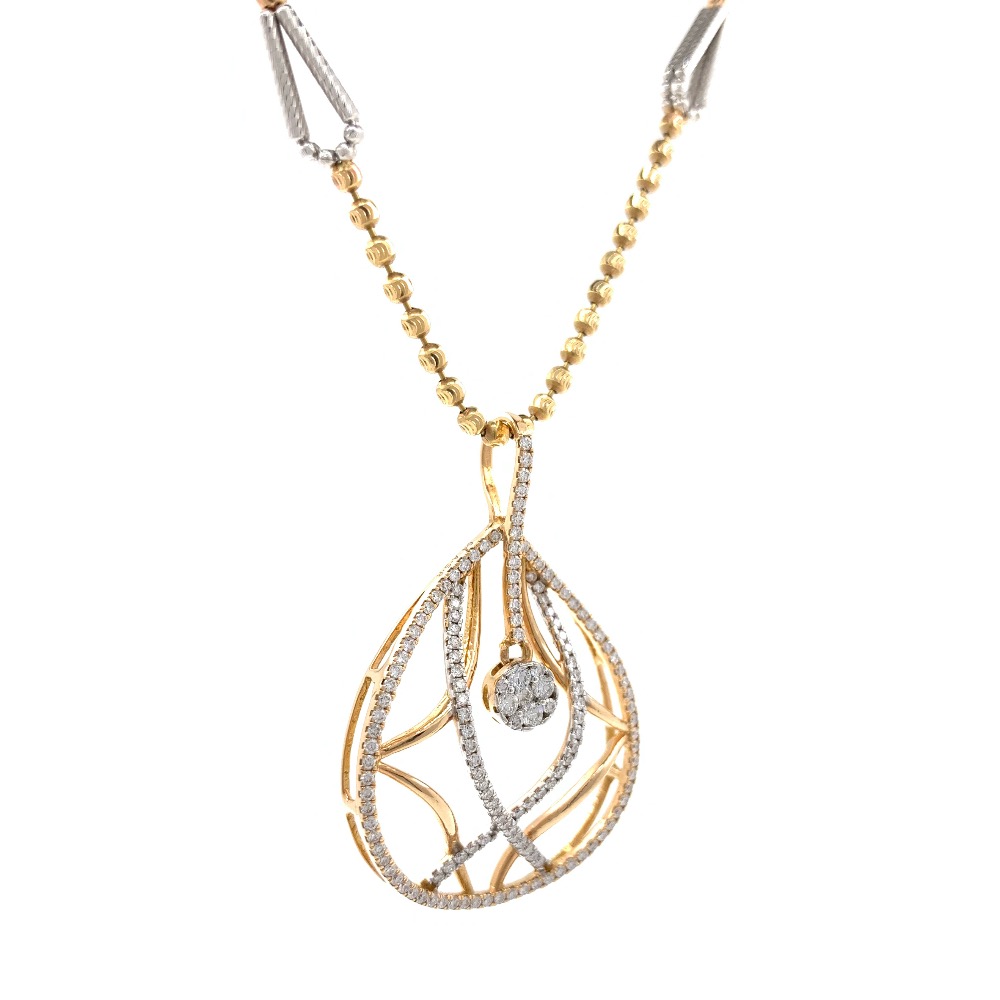 Invidebit Diamond Pendant in Rose gold 8SHP35 - Image 3