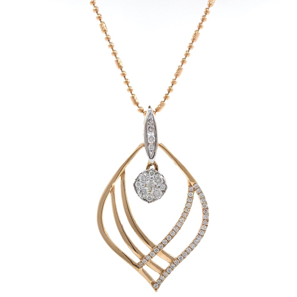 Delicada Diamond Pendant in rose gold 8SHP19