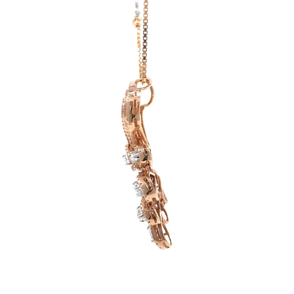 Pulchra Diamond Pendant in Rose Gold 7SHP31 - Image 5