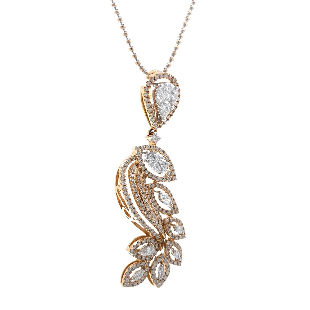 Joven Diamond Pendant in Rose Gold 7SHP6 - Image 3