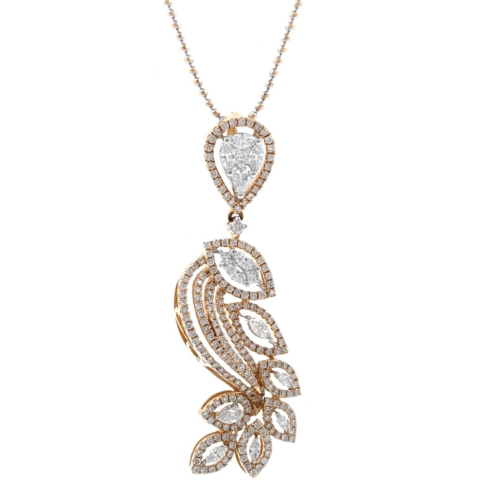 Joven Diamond Pendant in Rose Gold 7SHP6