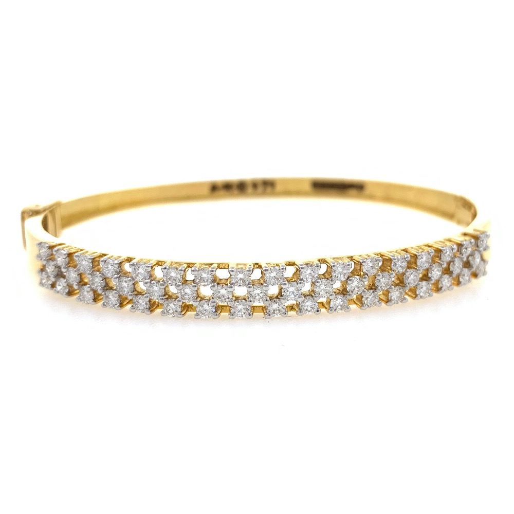 Nouvelle diamond bracelet in yellow gold 9brc30