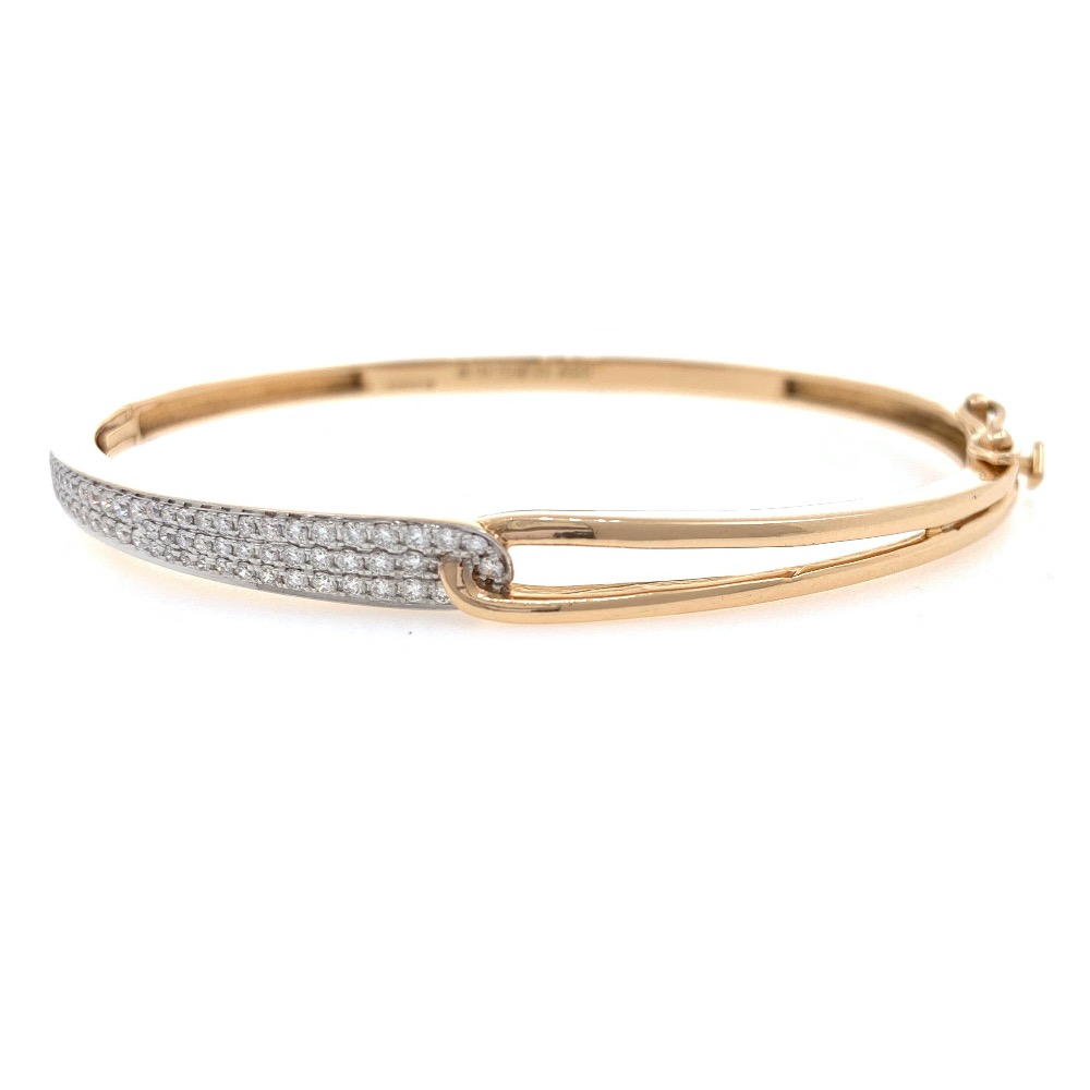 18kt / 750 rose gold eternal love diamond bracelet 8brc49
