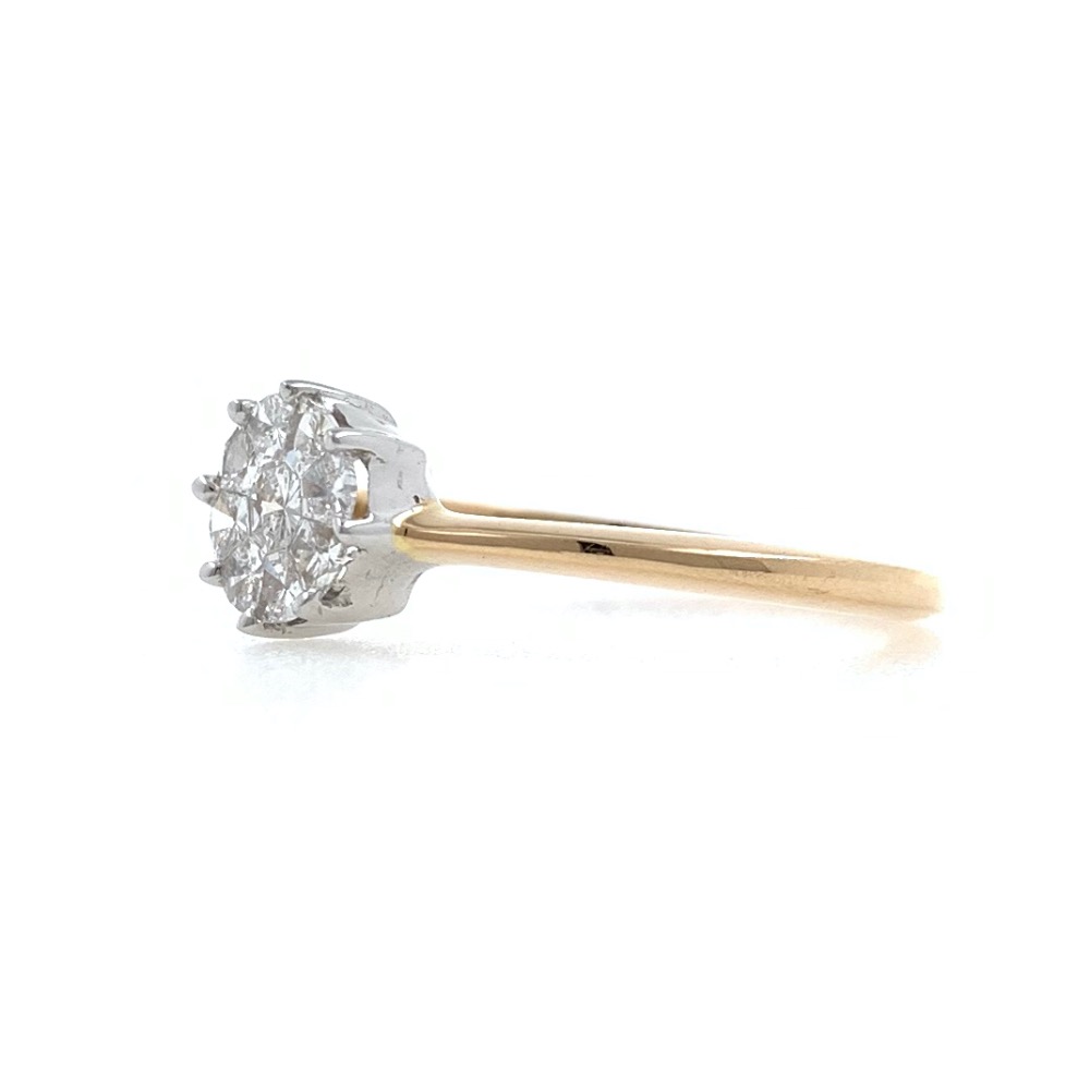 18kt / 750 Rose gold Classic Engagement Ladies Ring 9LR341 - Image 4