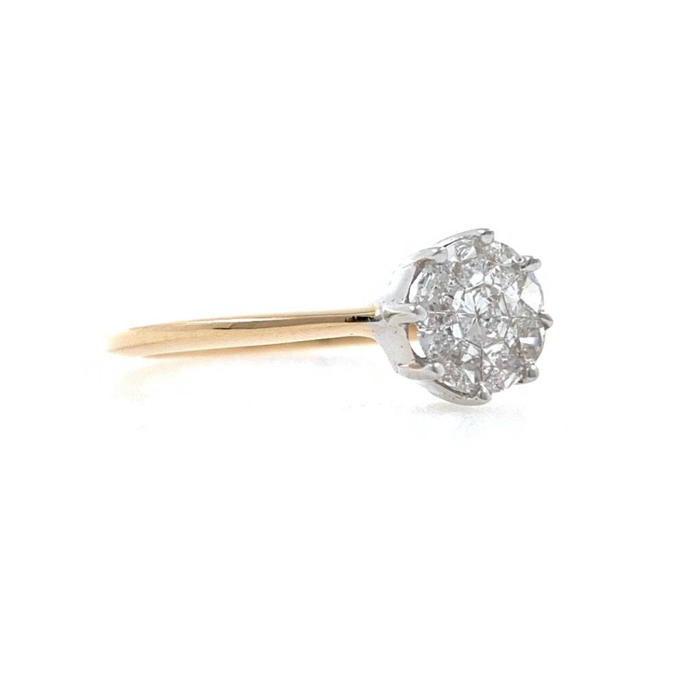 18kt / 750 Rose gold Classic Engagement Ladies Ring 9LR341 - Image 3
