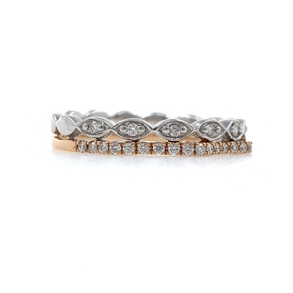 18kt / 750 Rose gold fancy diamond Ladies ring 9LR298 - Image 3