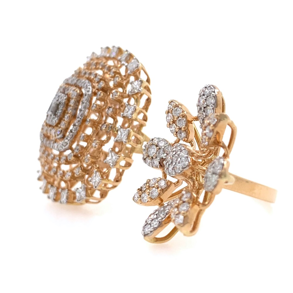 18kt / 750 Cocktail Party Diamond Ring for Ladies 9LR263 - Image 4