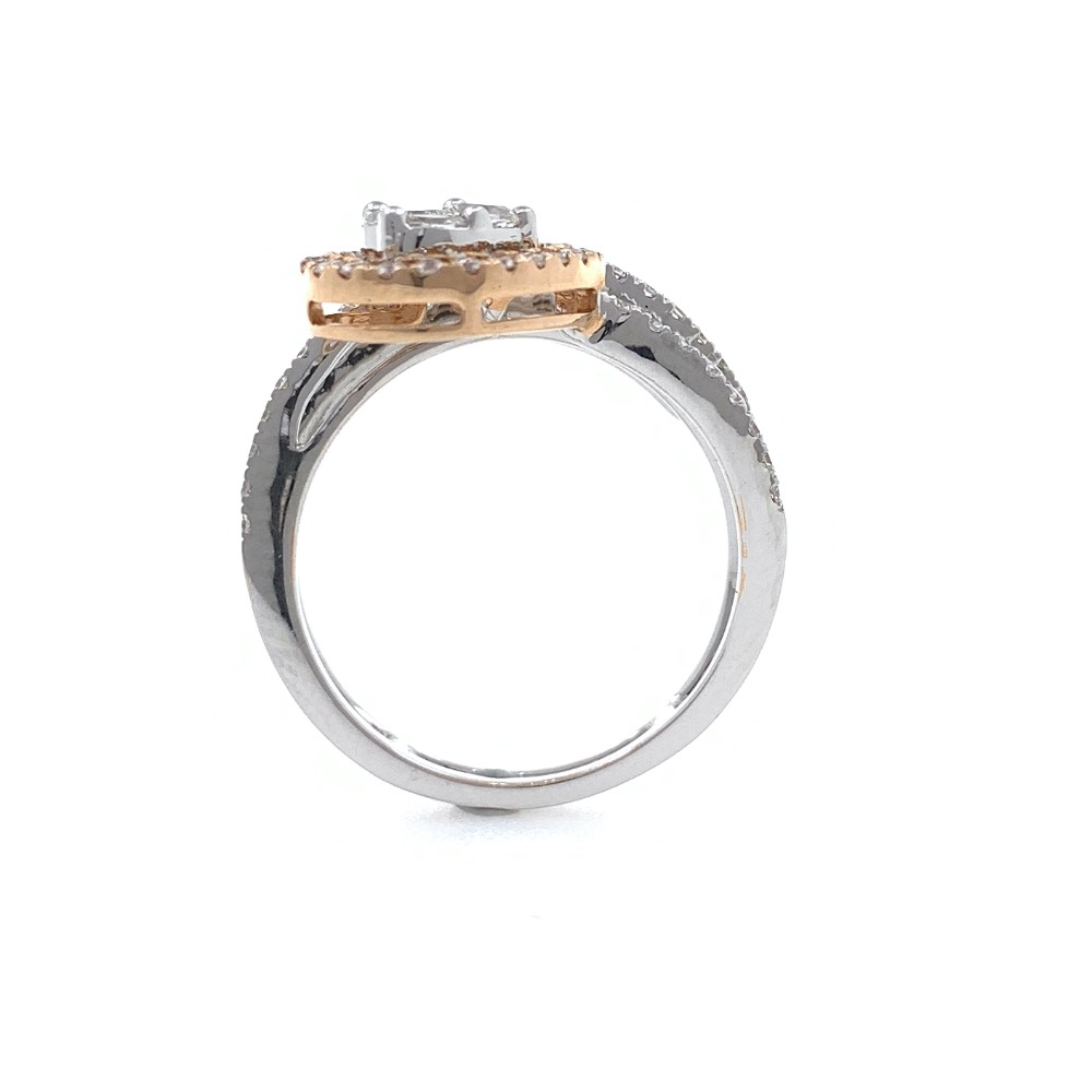18kt / 750 White Gold Fancy Diamond Ladies Ring 9LR225 - Image 5