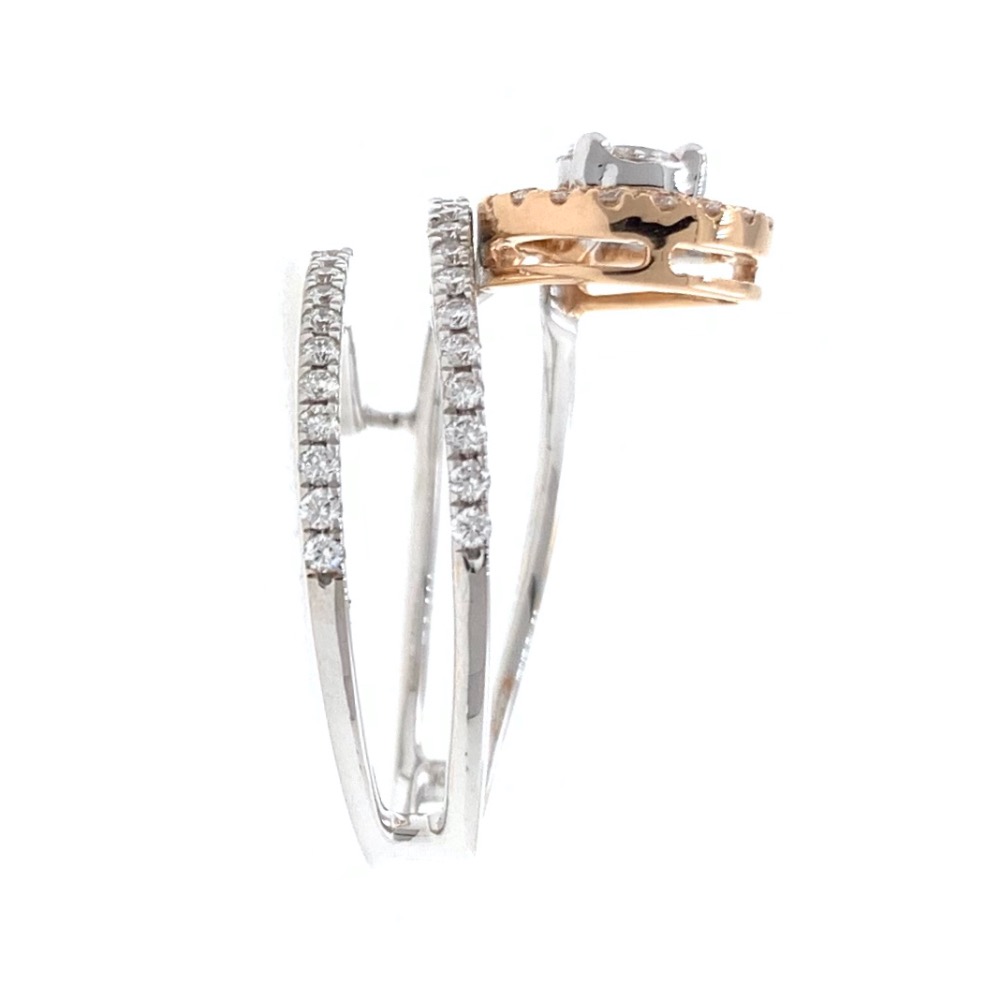 18kt / 750 White Gold Fancy Diamond Ladies Ring 9LR225 - Image 4