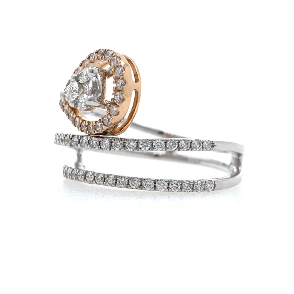 18kt / 750 White Gold Fancy Diamond Ladies Ring 9LR225 - Image 3