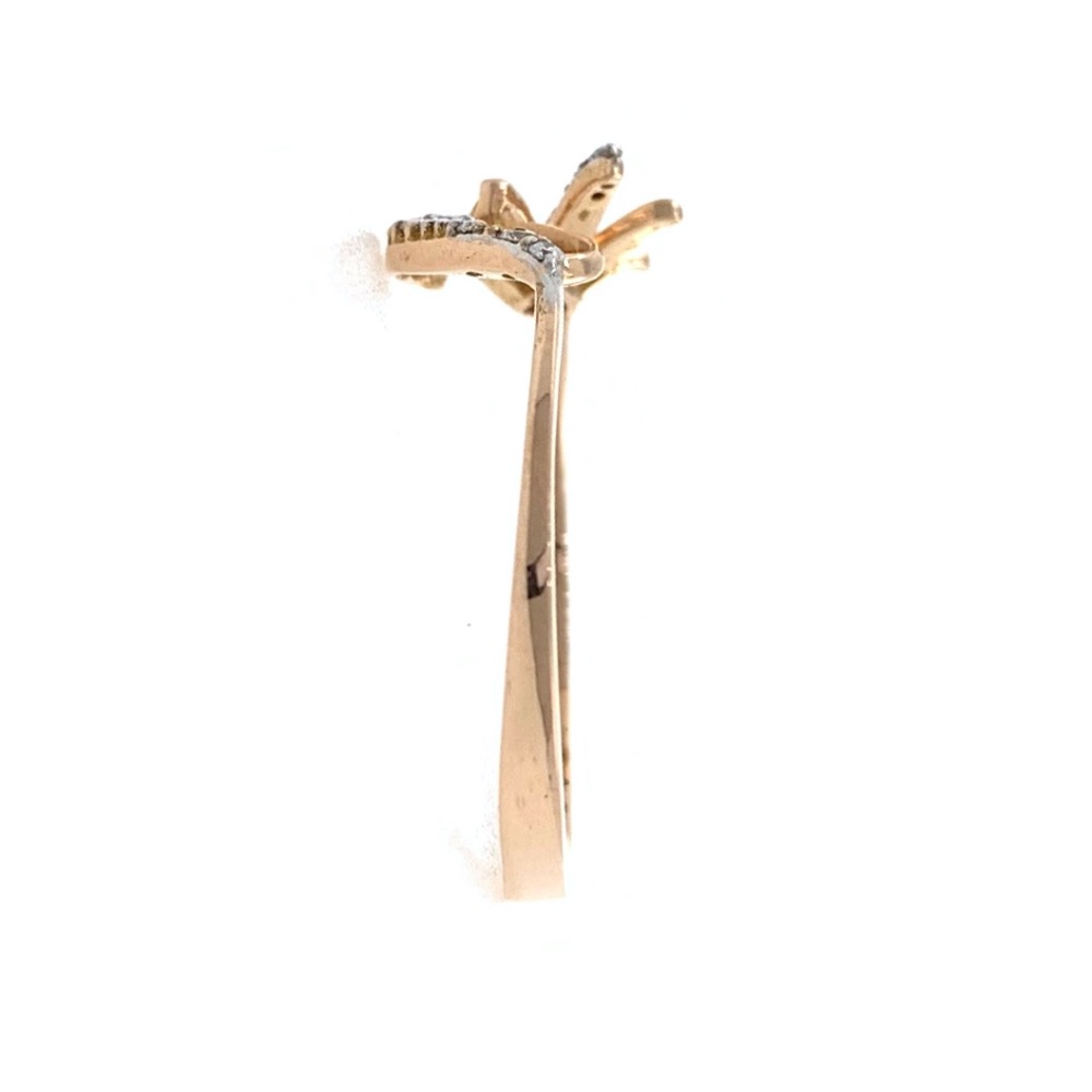 18kt / 750 rose gold Diamond Ring for Ladies 9LR212 - Image 4