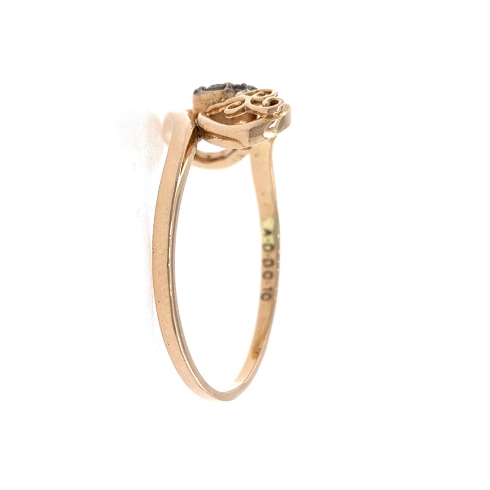 18kt / 750 Rose Gold Fancy Pressure Set Diamond Ladies Ring 9LR205 - Image 4