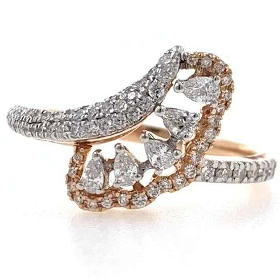 Fancy diamond ring