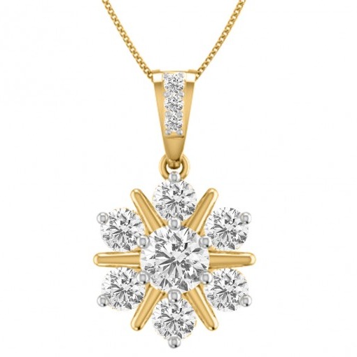 Classic vintage pendant vs rose 18k